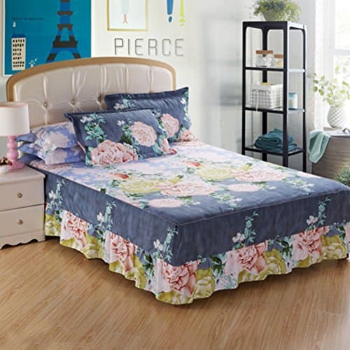 Bed skirt bedspread sheet korean version protector boot-D 180x200cm(71x79inch)
