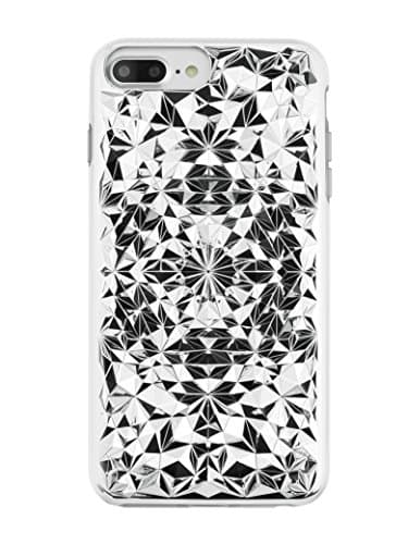 iPhone 7 Plus / iPhone 8 Plus Case, FELONY CASE - Kaleidoscope Case Protective Shock-Absorbing Geometric Screen Protective Case for iPhone 7 Plus / iPhone 8 Plus Case (5.5 inch) (Silver)