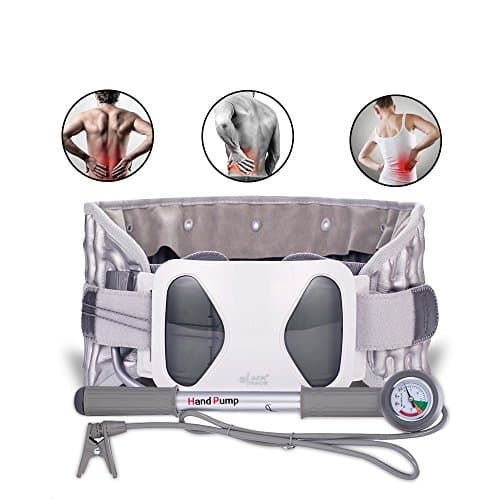 2018 NEW UPDATED VERSION Lumbar waist traction device, lower back traction, home back pain relief,lumbar therapy,lumbar pad,dizziness relief.(M# : (30-38) inches)