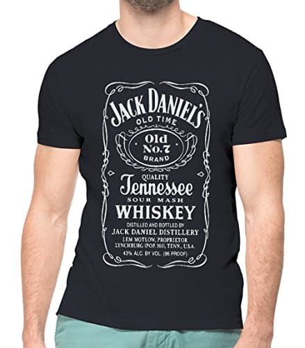 NUTSPIN Jack Daniels Graphic Printed Tshirt for Men