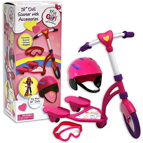 18" Doll Accessory - 765107CB Scooter with Helmet