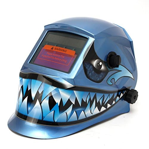 WELDTOOLS Welding Helmet Auto Darkening Solar Powered Weld/Grind Selectable Mask Protector for Arc Tig Mig Grinding Plasma Cutting