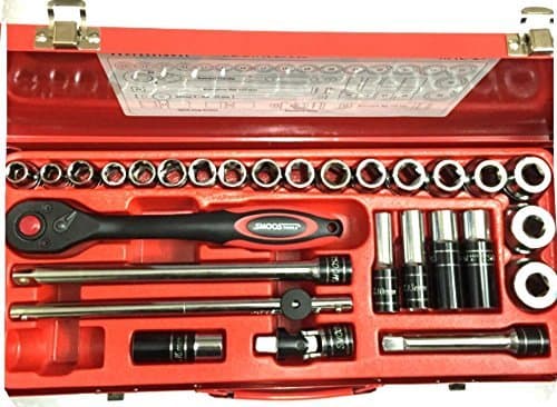 SMOOS 1/2 SQ DRIVE HEAVYDUTY 24PCS SOCKET SET