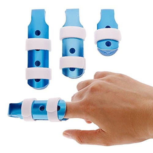 Indexu Finger Brace Support Splint Training Support Protect Fingers Keep Joints in Position Comfortable Breathable M
