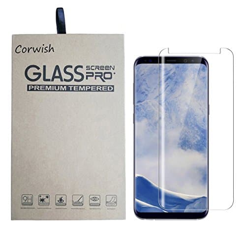 Galaxy S9 Screen Protector, 3D Curved Edge To Edge Case Friendly Full Coverage Tempered Glass Protective Cover Film for Samsung S 9 Cell Phone (For S 9, not for S 9 Plus) (Clear-S9-1)
