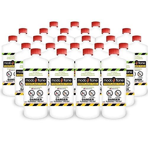Moda Flame 1 Quart Bio-Ethanol Fireplace Fuel 24 Bottles by Moda Flame