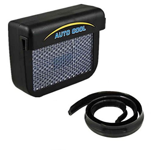 Deinbe Auto Fan Cooler Solar Powered Car Window Windshield Auto Air Vent Cooling Fan Cooler for 2545655 Motor
