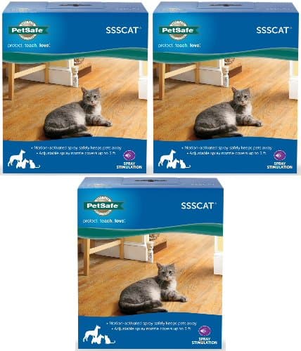 NEW! PetSafe SssCat Spray Deterrent System 3ct