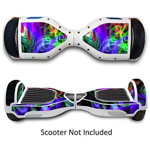Protective Vinyl Hover Board Skins Decals for Two Wheels Scooter- Electric Scooters Stickers for Smart Bluetooth Self Balancing Scooter -