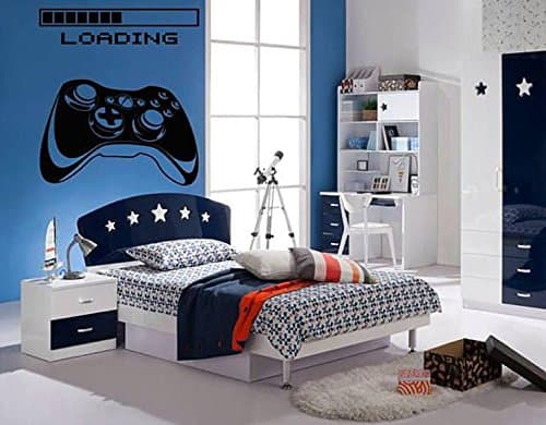 Wall Decal Gamer Xbox Loading Controller Games Sticker Home Decor Customized For Kids Bedroom Vinyl Wall Art Decals (us016)