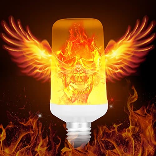 TENLION Led Flame Light Bulbs, Creative Fire Color Torch Light, E26 Led Flickering Light 1400K Decorative Light Atmosphere Lighting Bulb 1 Pack