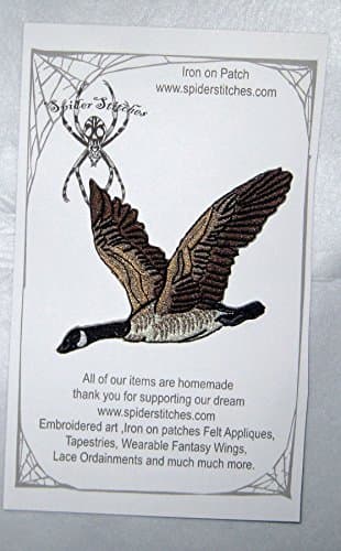 Flying Canada Goose Canadian Bird Iron on Patch
