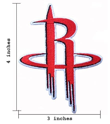 Houston Rockets Team Logo Embroidered Iron On Patch.