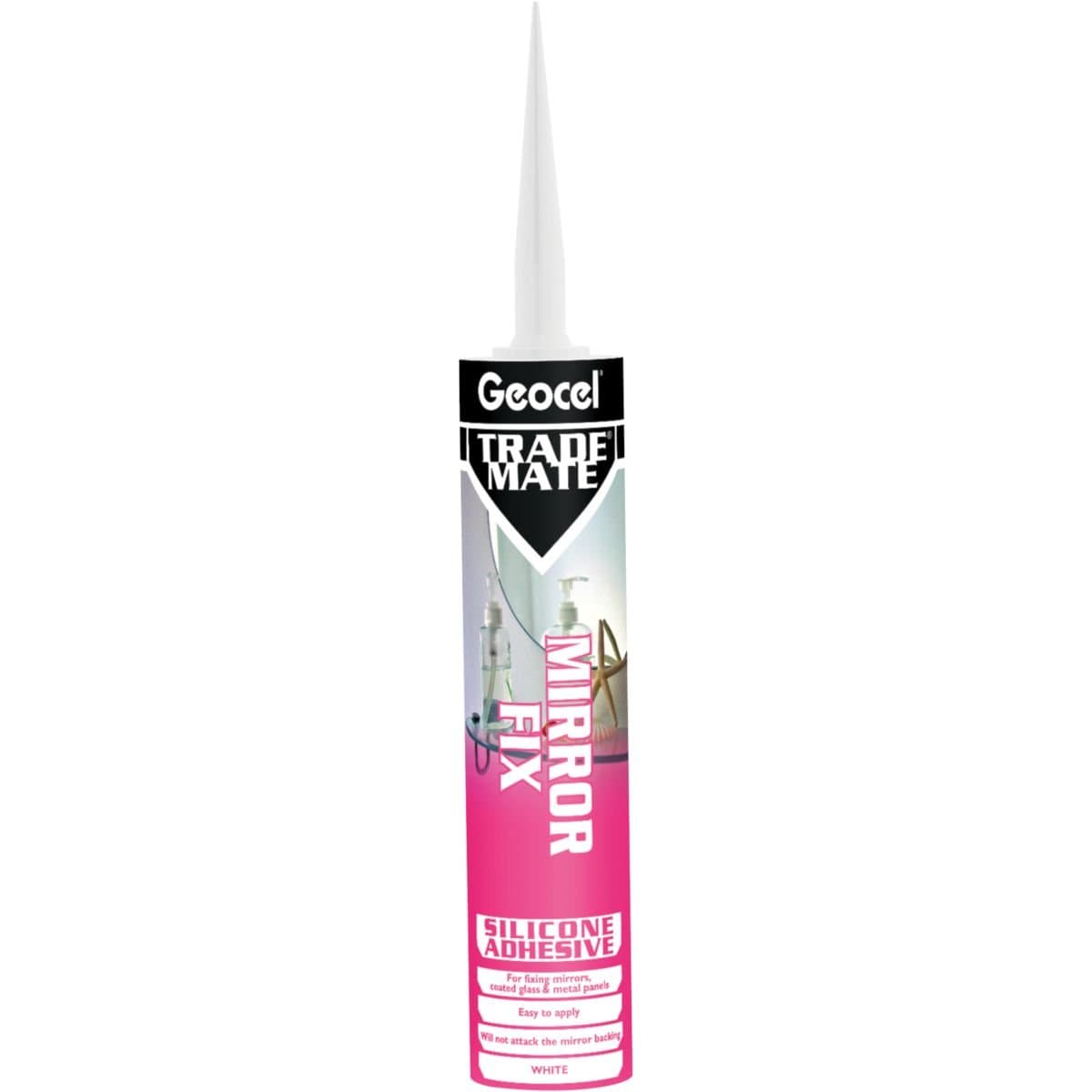 Geocel Trade Mate Mirror Fix White 310ml