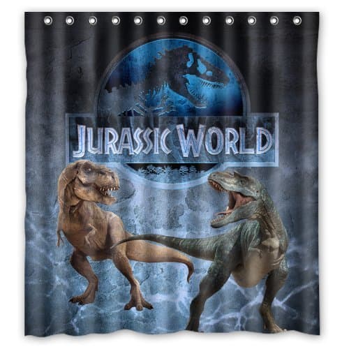 60"(w) x 72"(h) Airplane Theme Print 100% Polyester Bathroom Shower Curtain Shower Rings Included