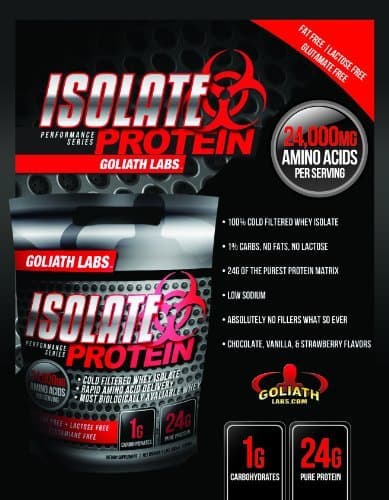 Goliath Labs Isolate Protein 10 Lbs (Chocolate) by Goliath Labs