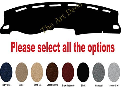 Custom Made Premium Carpet Dashboard Cover Dash Pad Dash Mat for Dodge Caliber (Fits 2007~2009, Black)