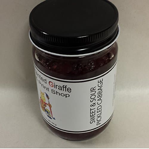 Sweet &amp; Sour Pickled Red Cabbage