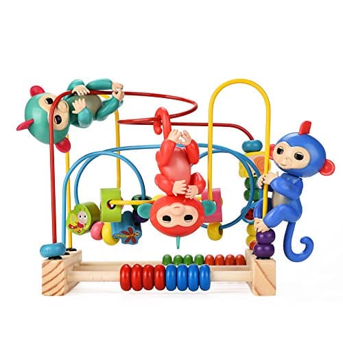 Baby Monkey Playset W, Monkey Jungle Gym Playset Interactive Monkey Playset Track Stand