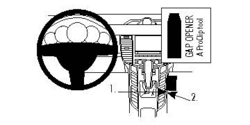 PROCLIP CONSOLE MOUNT, HIGH - Porsche Panamera 2010 - 2017
