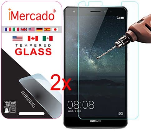 Screen Protector Huawei Mate S iMercado (Pack of 2, Tempered Glass)