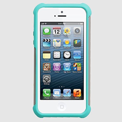IWOCH iPhone 5S case, iPhone SE case, iPhone 5 case,Hybrid Dual Layer Hard Plastic Soft Silicone Shockproof Protective Cover case for Apple iPhone SE 5S 5 Mint