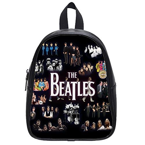 Large Size Beatles Printing Shoulders Backpack Custom High School Students Backpack for Travel or Party