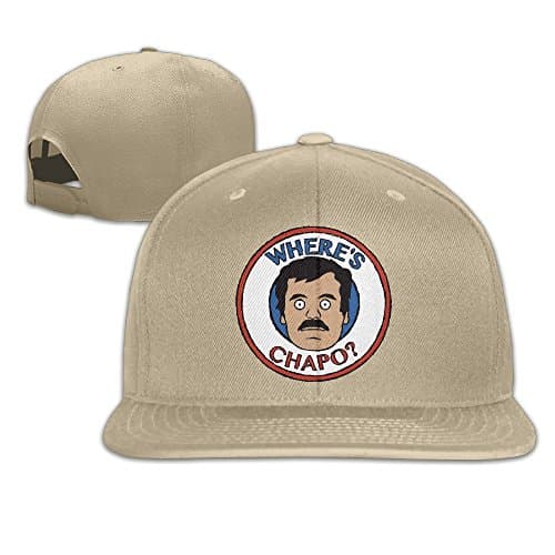 Where Is Chapo Flat Brim Baseball Cap Natural