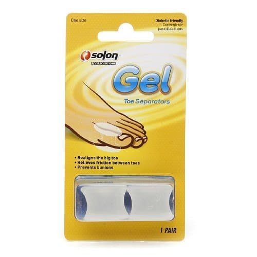 Solon Foot Solutions Gel Toe Separators 1 pr by Solon