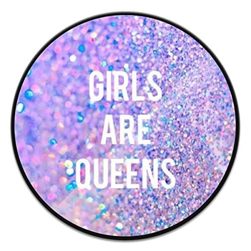 Customize Multi-Function Mounts and Stands,Expanding Stand Grip Pop Mount Socket for Smartphones, iPhone and Tablets - Girls Are Queens Black