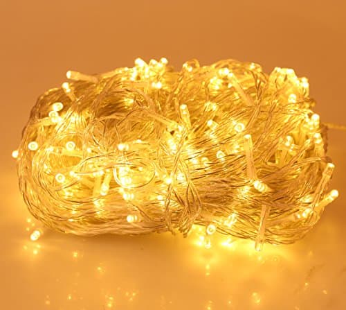LED String Lights 328 Feet Copper Warm White 500 Led Outdoor Lights Ambiance Lighting for Garden Seasonal Decorative Christmas Holiday Wedding Parties(Warm White)