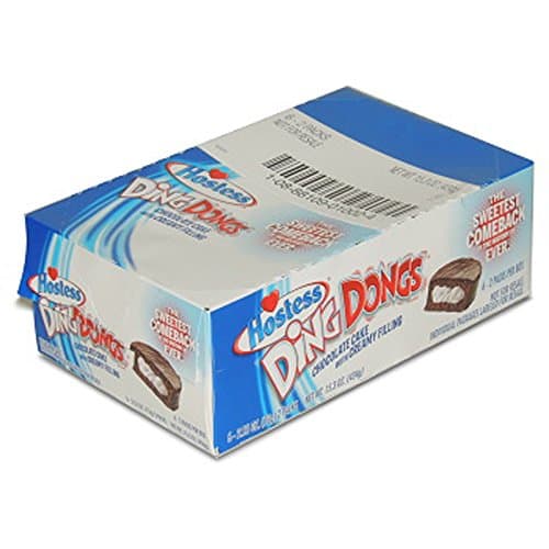 Hostess, Chocolate Ding Dong, Count 6 (2.55 oz) - Cakes & Muffins / Grab Varieties & Flavors