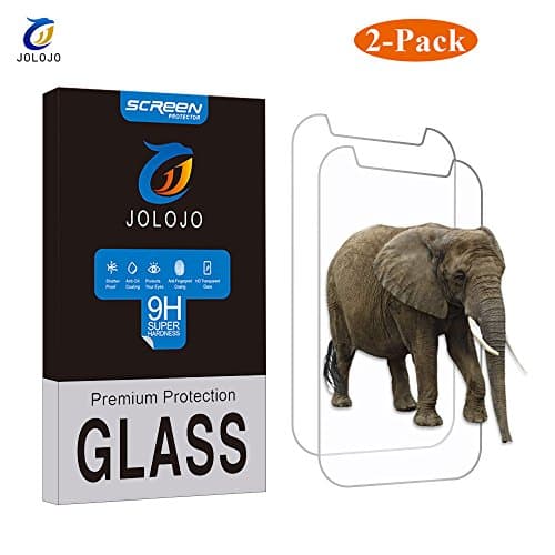 [2 Pack] 7 Inch Tablet Tempered Glass Screen Protector - JOLOJO Ultra Clear [2.5D Round Edge] High Response Anti-Shatter [Easy Application] Anti-Bibble Universal Screen Protector for 7" Tablet PC