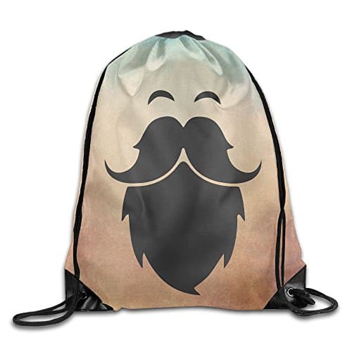 Disaeq Big Beard Leisure Durable Bags Beam Backpack Drawstring Bag Backpack Travelling Bag Bundle Pocket Canvas Storage Bag