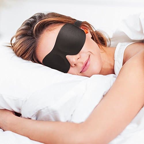 Breathable Adjustable Contoured Invisible Alar and Deep Orbit 3D Sleeping Eye Shades Mask for Travel Journey On Plane Bed
