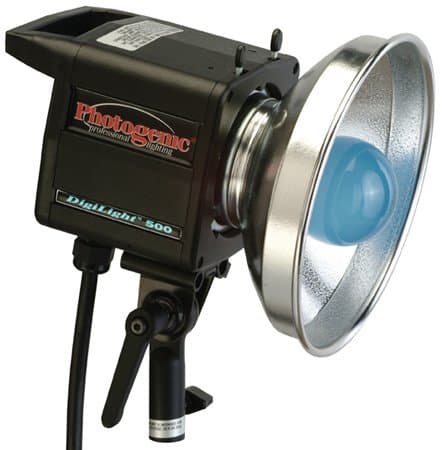 DigiLight Continuous 500 watt Photoflood Light with Quick Change Release Mechanism for Accessories. (CL500)