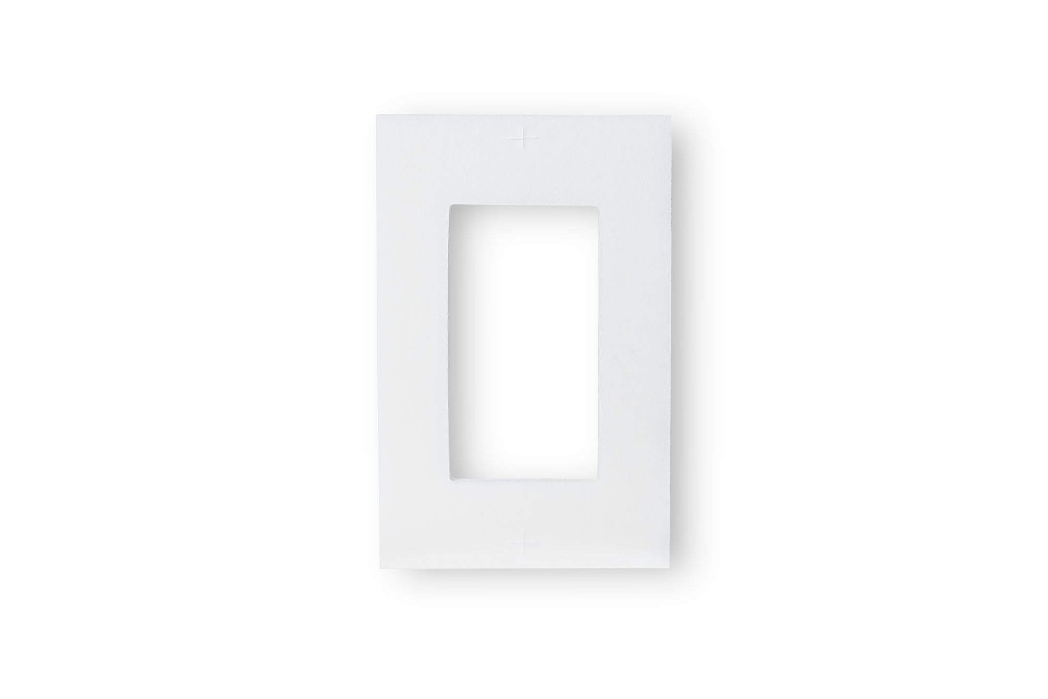 Decorative, Rectangular Adhesive Backed Outlet Sealers-10 Pack by Battic Door