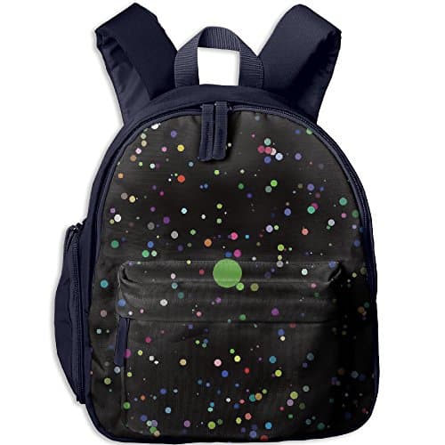 Classic Backpack Kids Lunch Boxes Carry Bag Dot Solar System Kid Backpack, Baby Boys Girls Toddler Pre School Backpack Children Backpacks 12inches