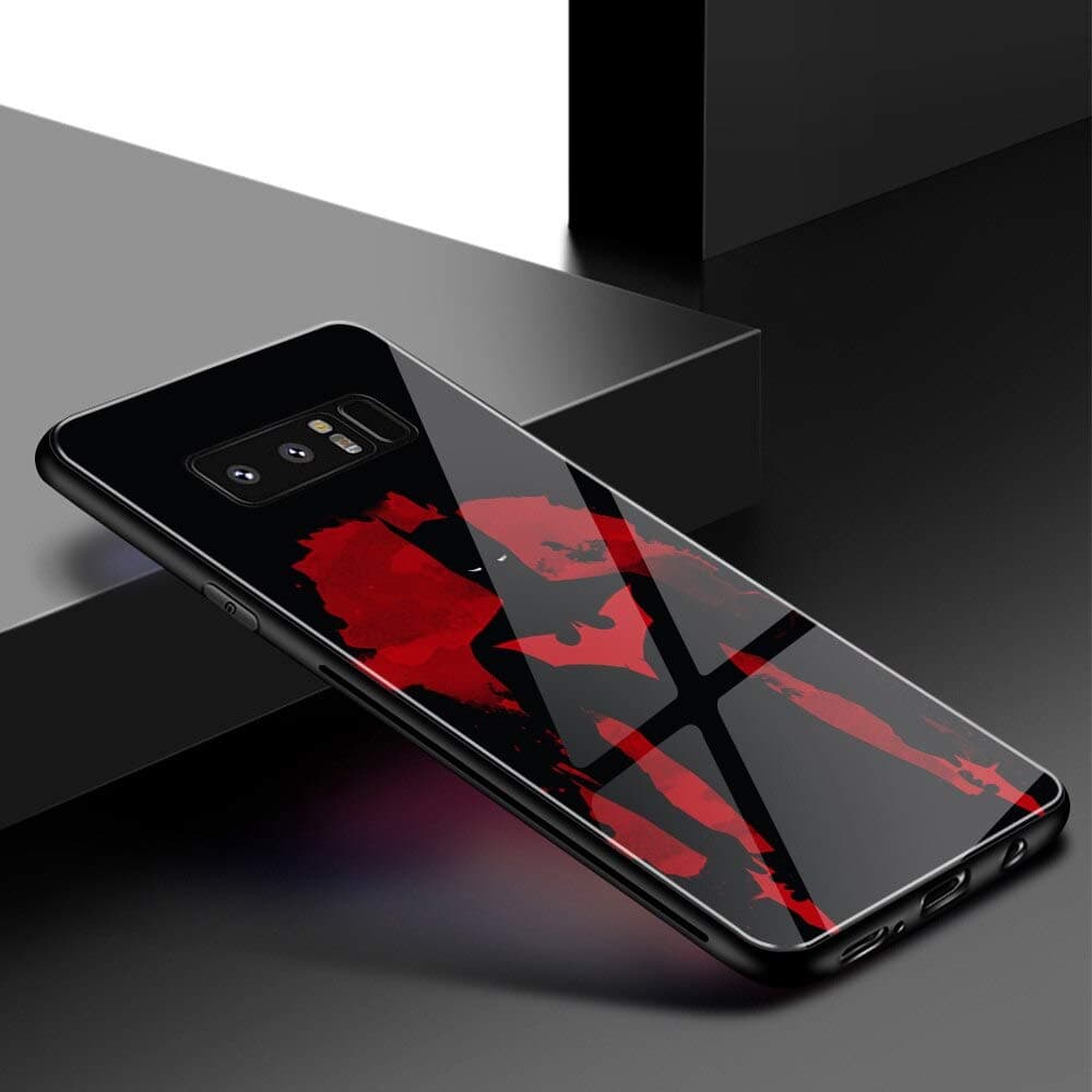 Fitted Cases - Case Marvelss Batman Hard Back Tempered Glass Case Fitted Cases Galaxy Note 8 Note 9 Note 10 S8 S9 Plus S10 Plus S10 Lite - by Aquaman Store - 1 PCs