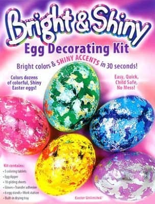 Easter Unlimited Easter Unlimited Bright & Shiny Egg Decorating Kit