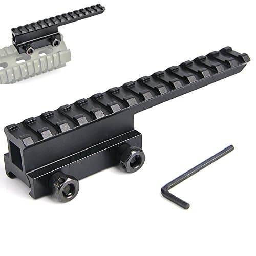 Tactical 20mm Offset Weaver Picatinny High See Riser Mount For AR15 M4 M16 Flattop Rifle Scope Sight