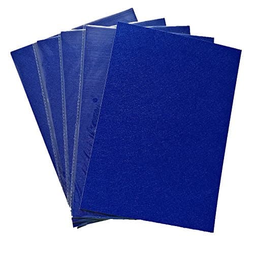 Ranavy Self Adhesive Felt Sheet Pack Size A4 11.6"8.26" (Blue 5 pcs)