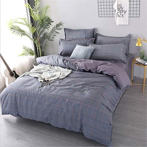 Simple Style Bed Sheets Egyptian Cotton Bedding Set Single Quilt Cover F 220x240cm