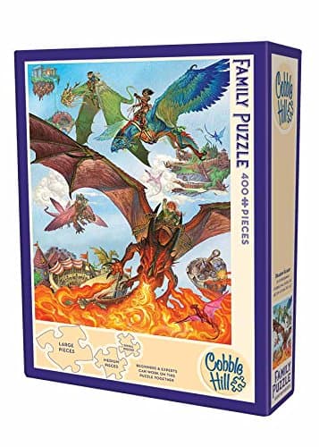 Cobblehill 54593 Multi 400 Dragon Flight Puzzle, Various