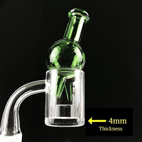 JEMQ yentec Quartz Core Reactor Solid Heating Collect OD 26mm Bucket with Cap (14MM male)