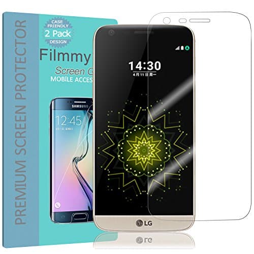 LG G5 Screen Protector,[2-Pack][Full Coverage], Filmmy Soft Tough Tpu Ultra HD Screen Protector Film for LG G5