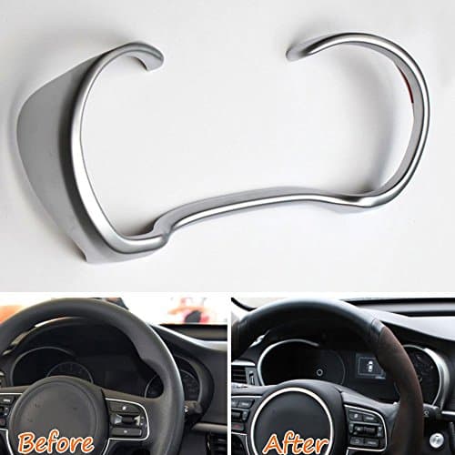 Odster Car Styling Instrument Console Panel Dash Bezel Cover Trim For Kia Optima K5 2016 2017 Chrome ABS Decor Molding Car Accessories