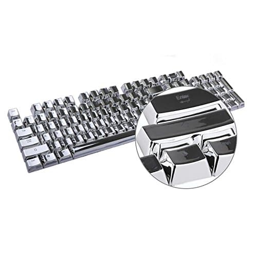 Oi Max Metallic Luster 104 Keys PBT Backlit Translucent Keycaps for Cherry MX Keyboard