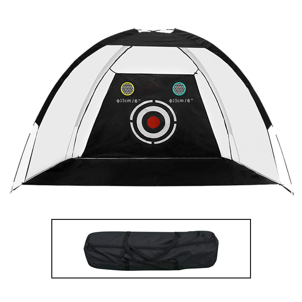 Sinolodo Two-in-One Golf Net| Golf Hitting Net|Golf Chipping Net|with Target Carry Bag|Hitting Nets Training Aids Practice Nets for Backyard Driving Range Chipping Net Outdoor&Sports