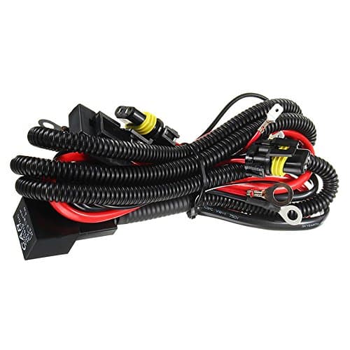 Universal Relay Wiring Harness for HID Conversion Kits Single Beam 9006 HB4 HID Xenon Wire Harness Fuse 40A DC 12V - H1 H3 H7 H8 H9 H10 H11 9005 9006 880 881 5202 9140